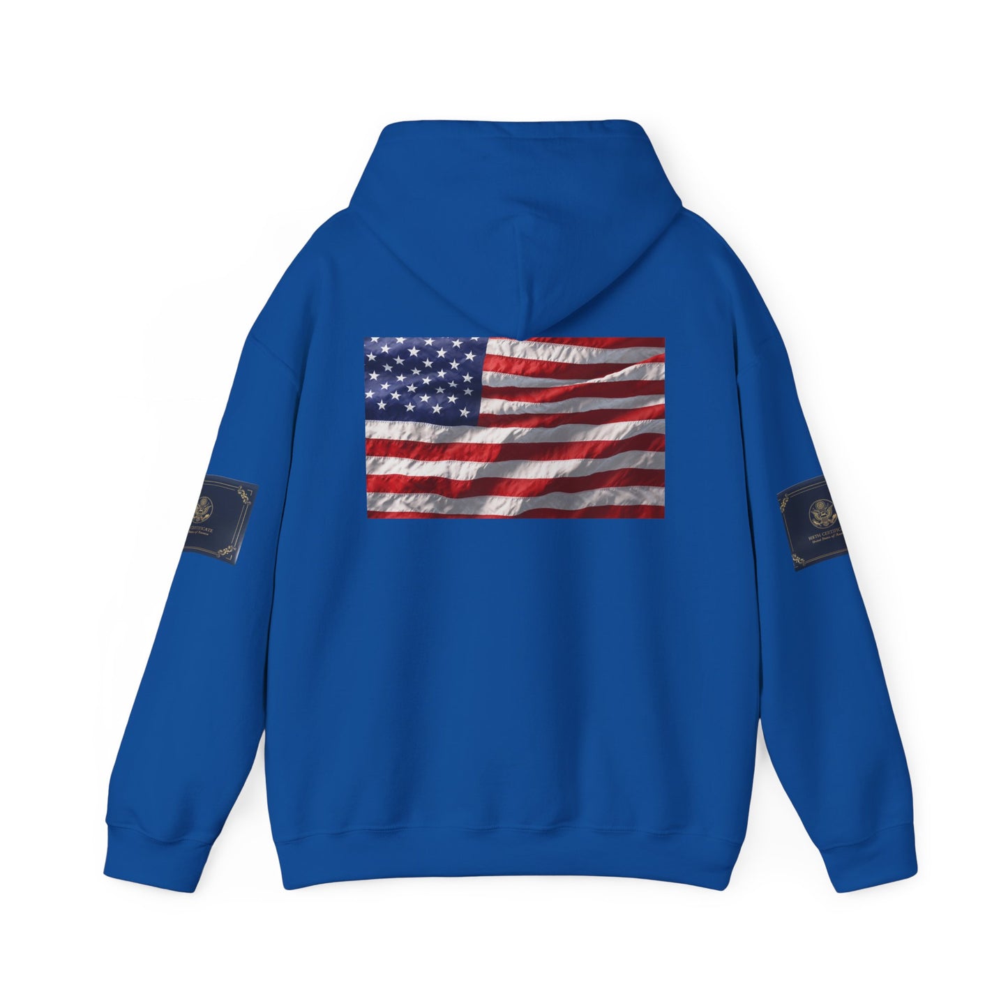 Patriotic Hooded Sweatshirt - I'm a Citizen Bitch Design, Unisex Hoodie