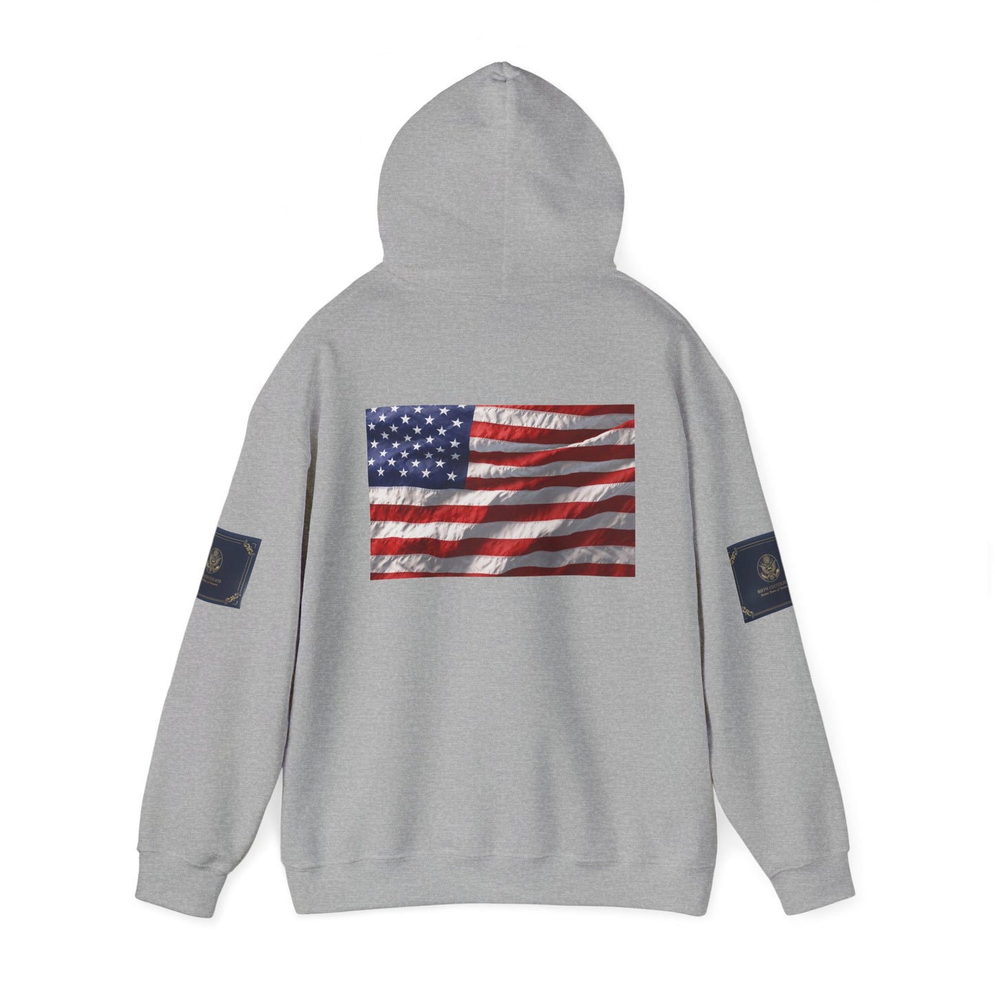 Patriotic Hooded Sweatshirt - I'm a Citizen Bitch Design, Unisex Hoodie