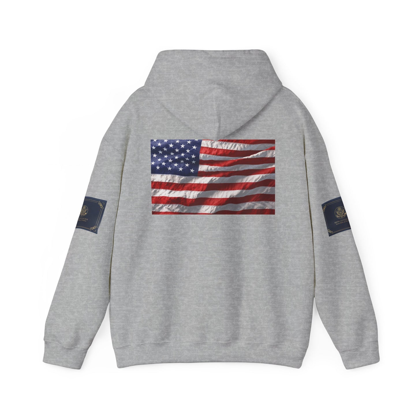 Patriotic Hooded Sweatshirt - I'm a Citizen Bitch Design, Unisex Hoodie