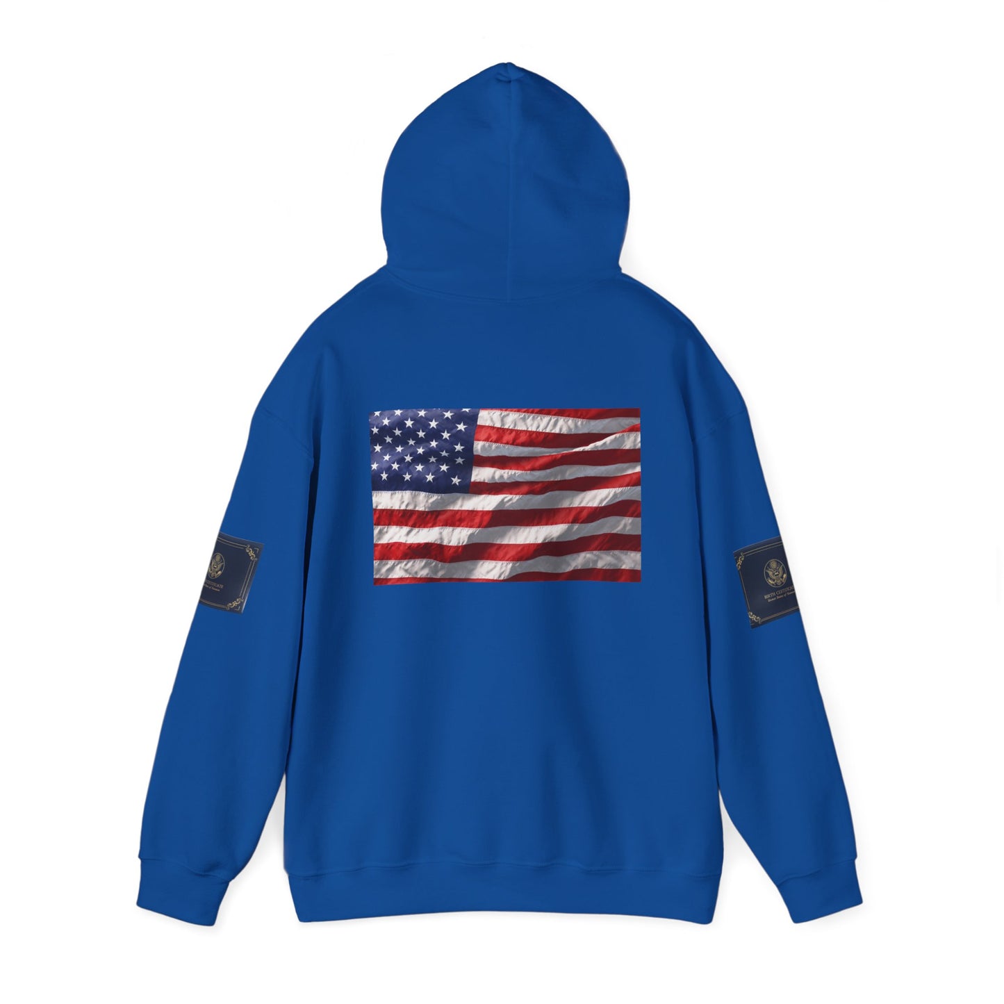 Patriotic Hooded Sweatshirt - I'm a Citizen Bitch Design, Unisex Hoodie