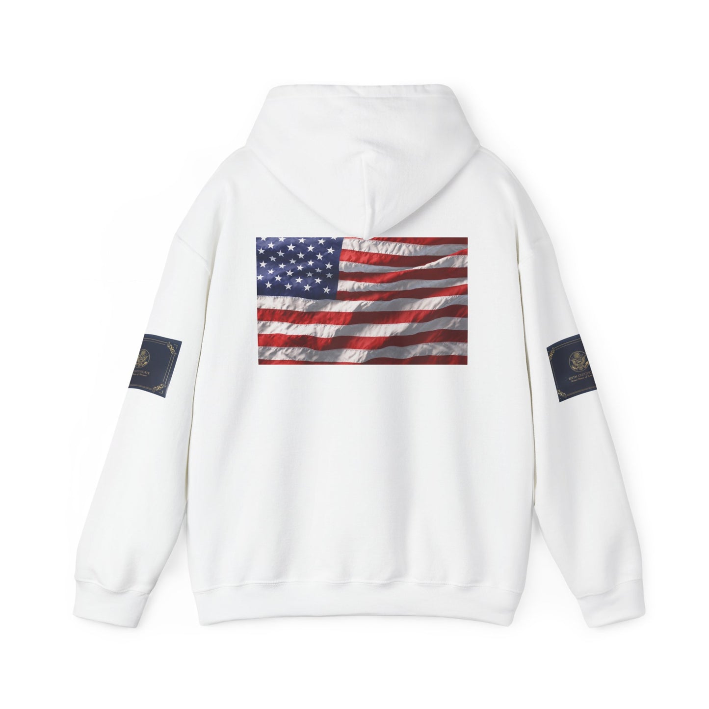 Patriotic Hooded Sweatshirt - I'm a Citizen Bitch Design, Unisex Hoodie