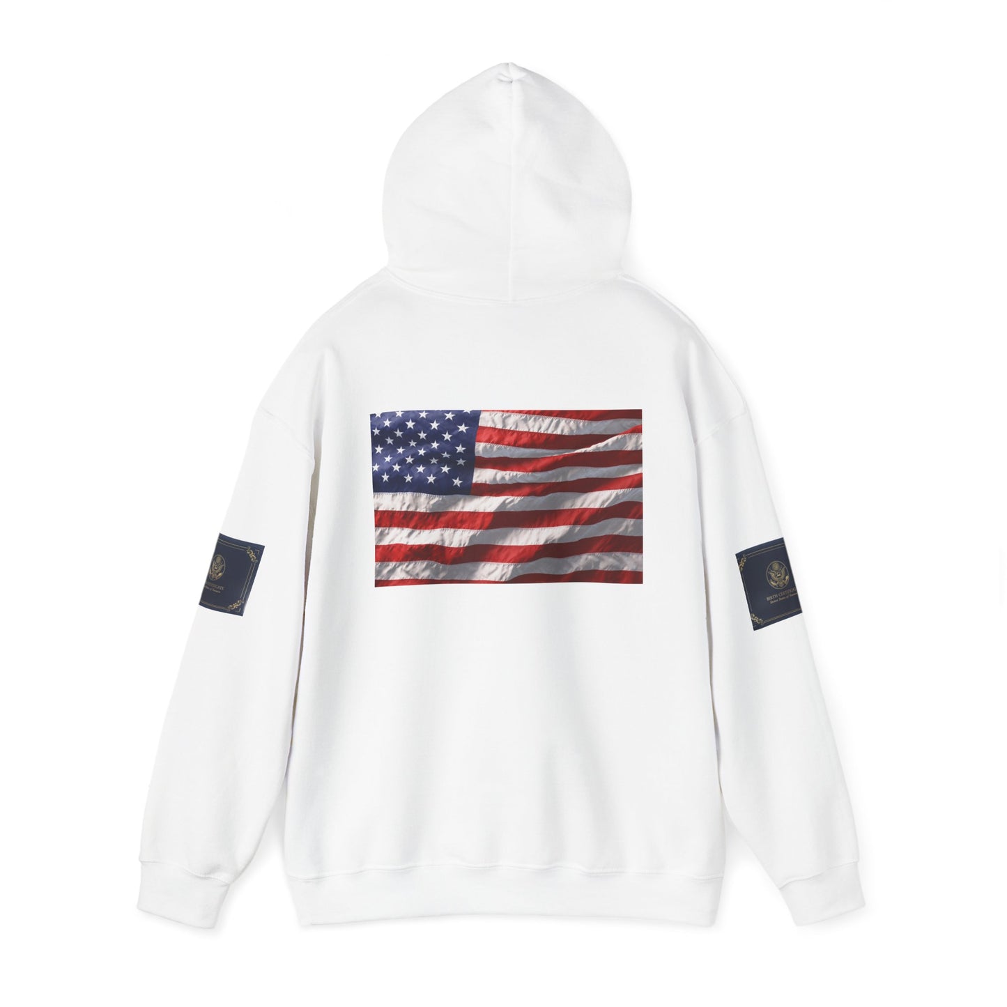 Patriotic Hooded Sweatshirt - I'm a Citizen Bitch Design, Unisex Hoodie