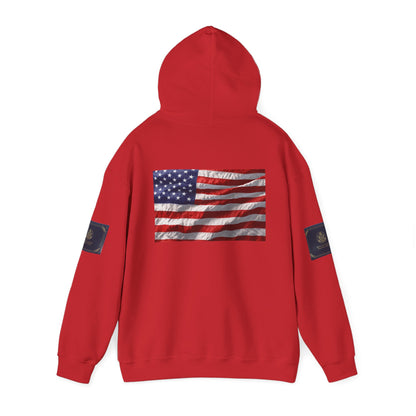 Patriotic Hooded Sweatshirt - I'm a Citizen Bitch Design, Unisex Hoodie